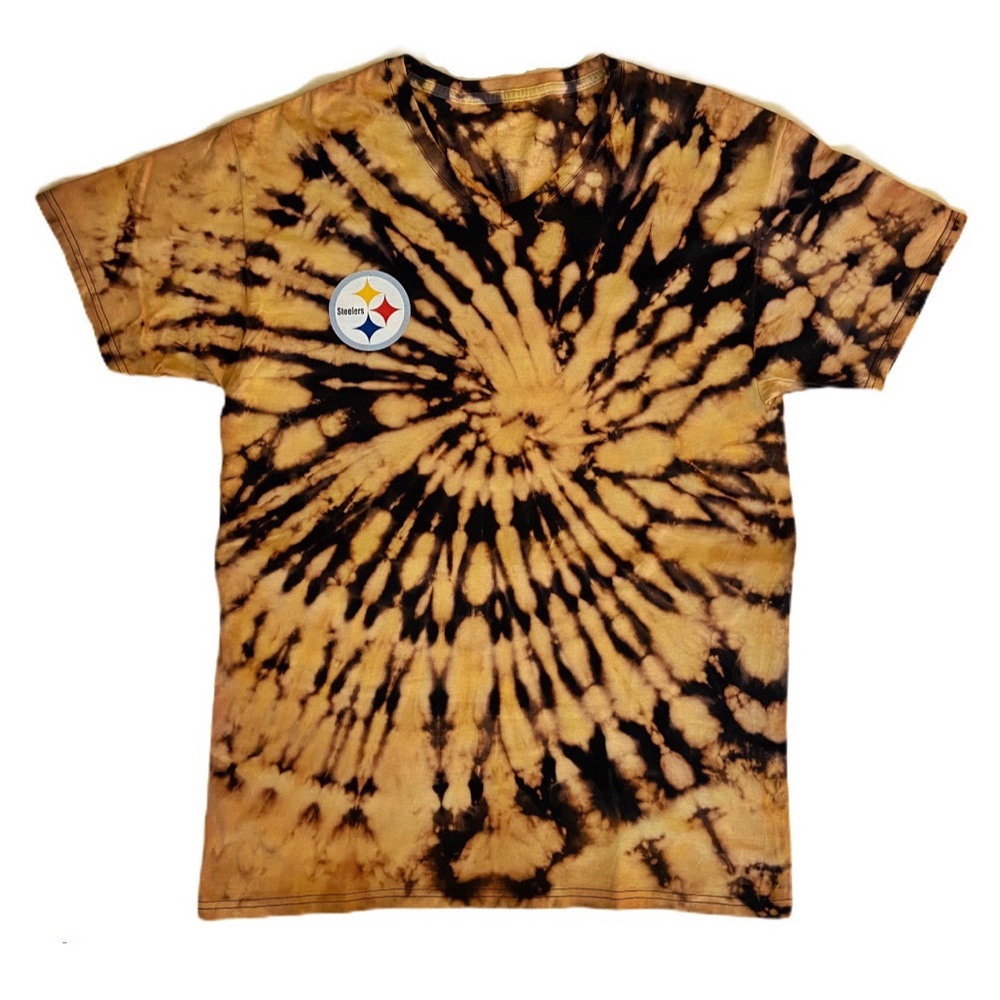 Tie Dye NFL Pittsburg Steelers T-Shirt (Custom)